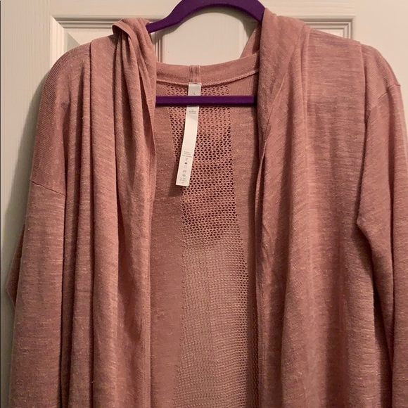 lululemon hooded cardigan
